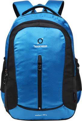 

Murano Soften With 3 Compartment Casual 33 L Backpack(Blue, Black)