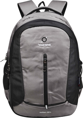 

Murano Soften With 3 Compartment Casual 33 L Backpack(Grey)