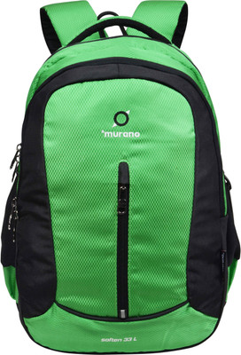 

Murano Soften With 3 Compartment Casual 33 L Backpack(Blue), Green