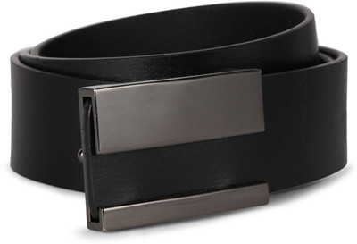 

Van Heusen Men Party Black Genuine Leather Belt