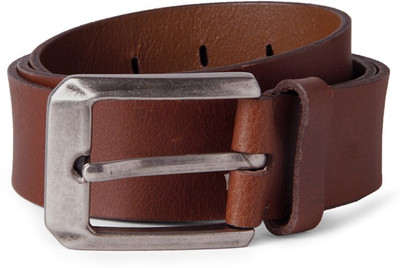 Louis Philippe Men Casual Brown Genuine Leather Belt