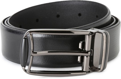 

Peter England Men Formal Black Genuine Leather Belt