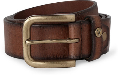 

Van Heusen Men Casual Brown Genuine Leather Belt
