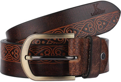 

K London Men Casual, Party, Evening Brown Genuine Leather Belt, K London Men Casual Brown Genuine Leather Belt, K London Men Casual, Party, Evening Brown Genuine Leather Belt