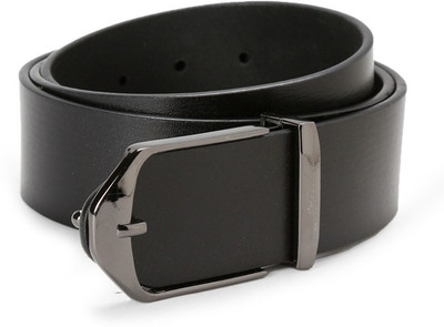 

Peter England Men Formal Black Genuine Leather Belt