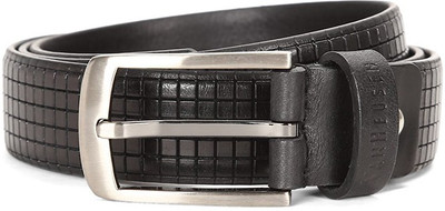 

Van Heusen Men Casual Black Genuine Leather Belt