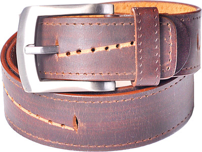 

Dev Men Brown Genuine Leather Belt