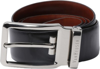 

Van Heusen Men Casual Black Genuine Leather Belt, Van Heusen Men Formal Black Genuine Leather Reversible Belt