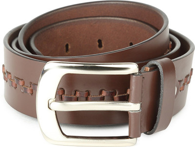 

Peter England Men Casual Brown Genuine Leather Belt