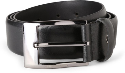 

Peter England Men Formal Black Genuine Leather Belt