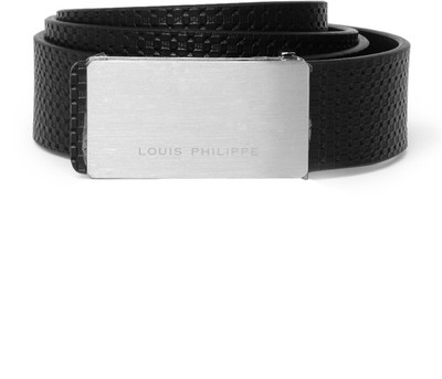 

Louis Philippe Men Casual Black Genuine Leather Belt