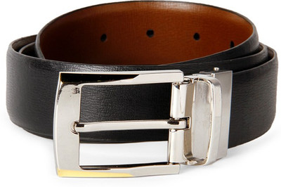 

Louis Philippe Men Formal Black Genuine Leather Belt