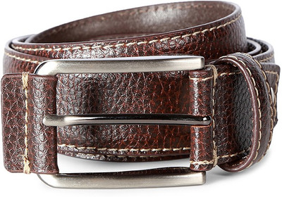 

Van Heusen Men Casual Brown Genuine Leather Belt