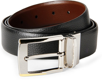 

Louis Philippe Men Formal Black Genuine Leather Belt