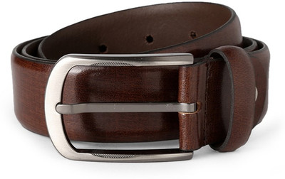 

Peter England Men Formal Brown Genuine Leather Belt