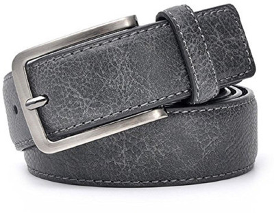 

Holy Bell Men Casual Grey Artificial Leather Belt, Black
