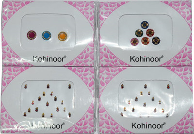 

Kohinoor Stone Bindi (Multicolor)-01 Women Multicolor Bindis(Stick on)