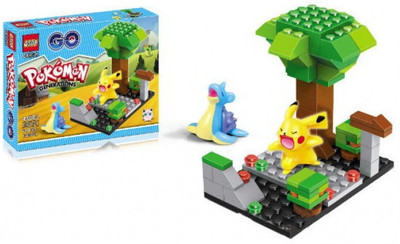 

Montez Pokomen Go 45003 71pcs Building Block DIY Toy with 2 Mini Figures(Multicolor)