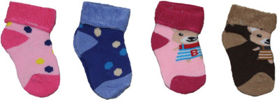 

Krivi kids SK005 Booties(Toe to Heel Length - 12 cm Multicolor)