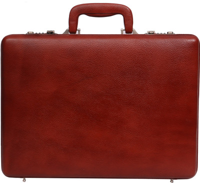 

OBANI Genuine Leather Briefcase Medium Briefcase - For Men(Tan)