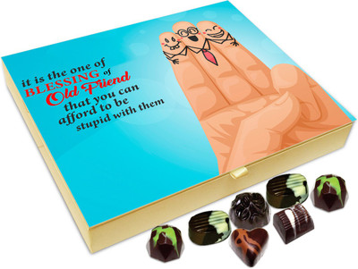 

Chocholik Friendship Gift - Blessings of Old Friends -20pc Truffles(240 g)