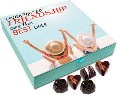 

Chocholik Friendship Gift - Unexpected Friendship Are the Best Ones - 9pc Truffles(108 g)