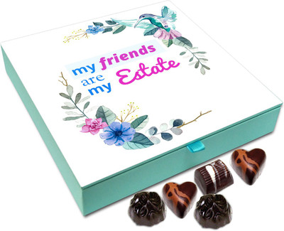 

Chocholik Friendship Gift - My Friends Are My Estate - 9pc Truffles(108 g)