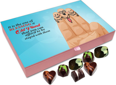 

Chocholik Friendship Gift - Blessings of Old Friends -12pc Truffles(144 g)