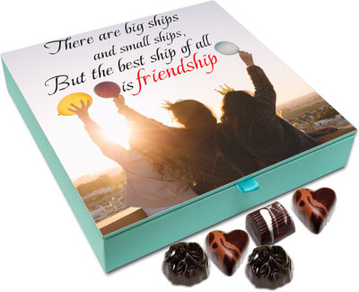 

Chocholik Friendship Gift - Best Ship Is Friendship - 9pc Truffles(108 g)