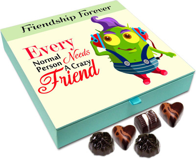 

Chocholik Friendship Gift - Crazy Friends - 9pc Truffles(108 g)
