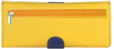 

Fitson Women Casual Yellow Artificial Leather Wallet(10 Card Slots)
