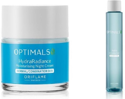 

Oriflame Sweden Optimals Hydra Radiance Nourishing Night Cream & Optimals Hydra Refreshing Toner All Skin Types (Pack of 2)(Set of 2)