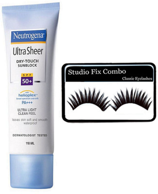 

Studio Fix Combo Eyelashes&Neutrogena Ultra Sheer Dry-touch Sunblock SPF50(Set of 2)