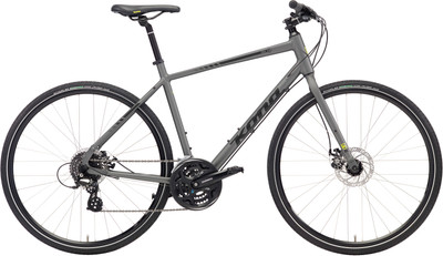 

Kona Dew 700x35C Altus Bike For Adults Grey 48cm 700C T Hybrid Cycle/City Bike(24 Gear, Multicolor), Black;grey