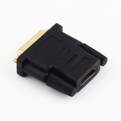 

smacc DVI Male (24+5) to HDMI Female HDMI Adapter(Compatible with pc, laptop, computer, Black)