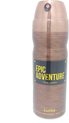 

emper Epic Adventure Perfumed Deodorant Body Spray, 200ml. Deodorant Spray - For Men(200 ml)