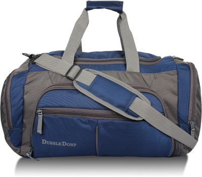 

Dussledorf Navy Blue Travel Duffle Bag Travel Duffel Bag(Blue)