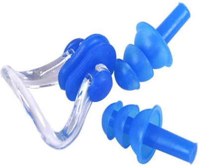 

Online World swimming ear and nose plug Ear Plug & Nose Clip(Blue, Blue, Green)