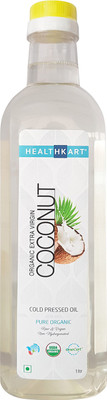 

Healthkart Cold Pressed Organic Extra Virgin Coconut Oil Plastic Bottle(1 L)