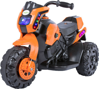 

Baybee Damned GS-800 Battery Operated Sports Bike | Single Motor Ride On Bike with 20 Kg Weight Capacity Bike Battery Operated Ride On(Maroon), Red
