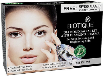 

Biotique Diamond Facial Kit with Diamond Bhasma 75 g