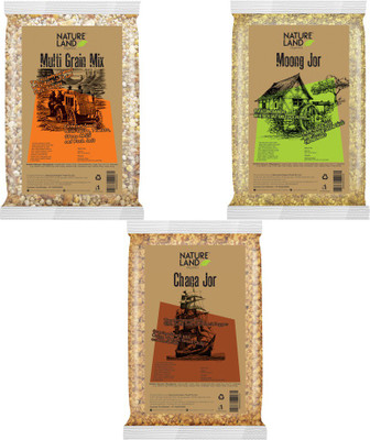 

Natureland Organics Moong Jor, Chana Jor, Multi Grain Mix (Each 150 gm) Combo(1)