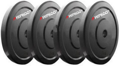

Hipkoo 4 Pvc Plates 8 kg (2kg each) Black Weight Plate(8 kg)