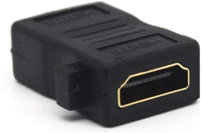 

GVAAS HDMI Female to Female Screw Lock Panel Mount Coupler Gender Changer Converter Extender Jointer Connector - Black---- WITH 1 YEAR WARRANTY Gaming Adapter(Black, For Xbox One, PS3, PS4, PC, X-box 360)