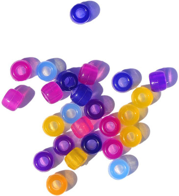 

Midwest Design Imports, Inc. 200-Piece Loom Bands UV Changing Pony Bead Assortment Hair Accessory Set(Multicolor)