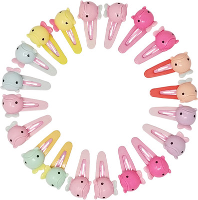 

Evolution Cute & Funky Fish faces Multicolored Kids Snap Hair Clips, SmallFor Kids / Girls Tic Tac Clip(Multicolor)