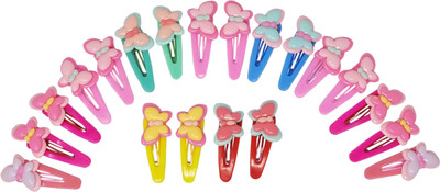 

Evolution Cute & Funky Jumbo Grip Butterfly for Toddlers Multicolored Kids Snap Hair Clips, Large, For Kids / Girls Tic Tac Clip(Multicolor)