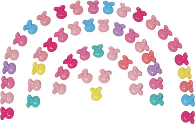 

Evolution Cute Bunny Claws Glossy, Child Cute Hair Styles Fashion Accessories Multicolored Kids Hair Claw Clips, Small, For Kids / Girls Hair Claw(Multicolor)