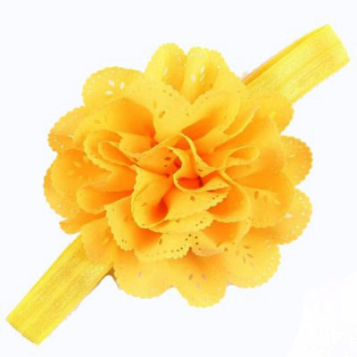 

AkinosKIDS Gorgeous Yellow Baby Girl Cloth Flower Headband Cute Headwear Accessories Head Band(Yellow)