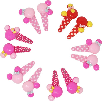 

Evolution Cute & Funky Mickey Mouse Image Cartoon Character Multicolored Kids Snap Hair Clips, SmallFor Kids / Girls Tic Tac Clip(Multicolor)